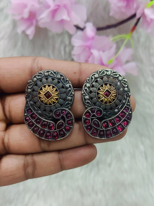 German Silver Earrings #GE062