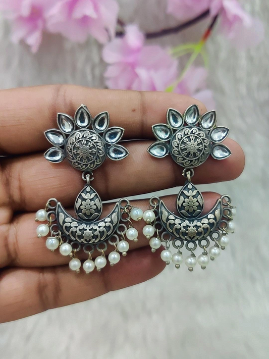 German Silver Earrings #GE063
