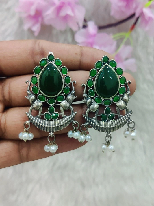 German Silver Earrings #GE064