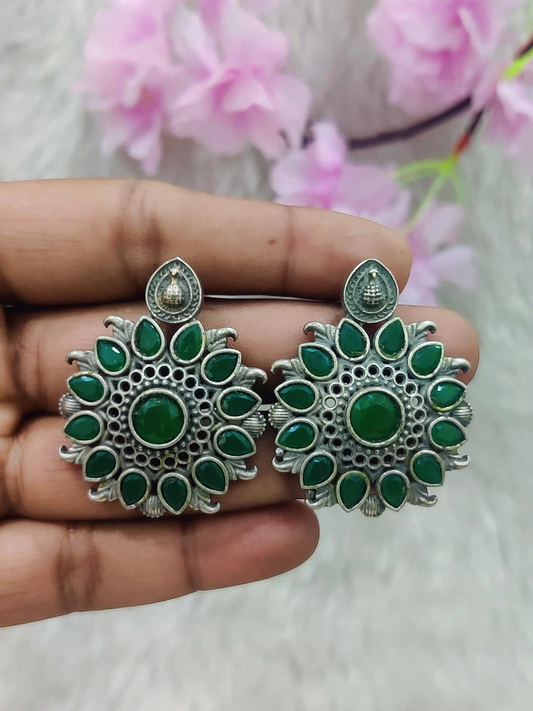 German Silver Earrings #GE067