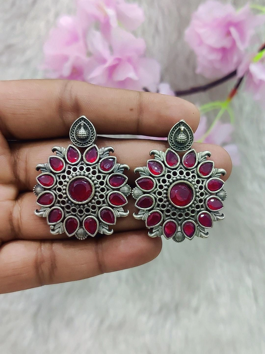 German Silver Earrings #GE068