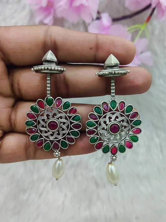 German Silver Earrings #GE072