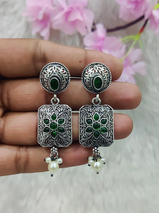 German Silver Earrings #GE079