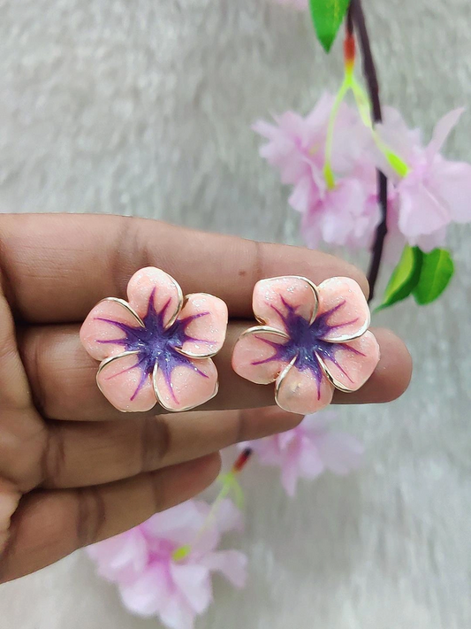 Floral Fashion Earrings #FE027-2