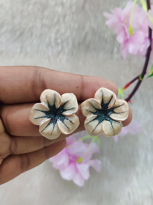 Floral Fashion Earrings #FE027-4