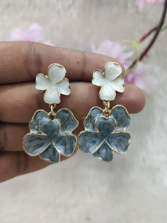 Floral Fashion Earrings #FE028-4
