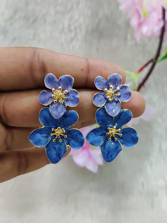 Floral Fashion Earrings #FE032-3
