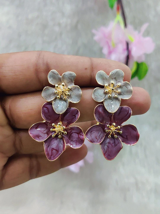 Floral Fashion Earrings #FE032-6