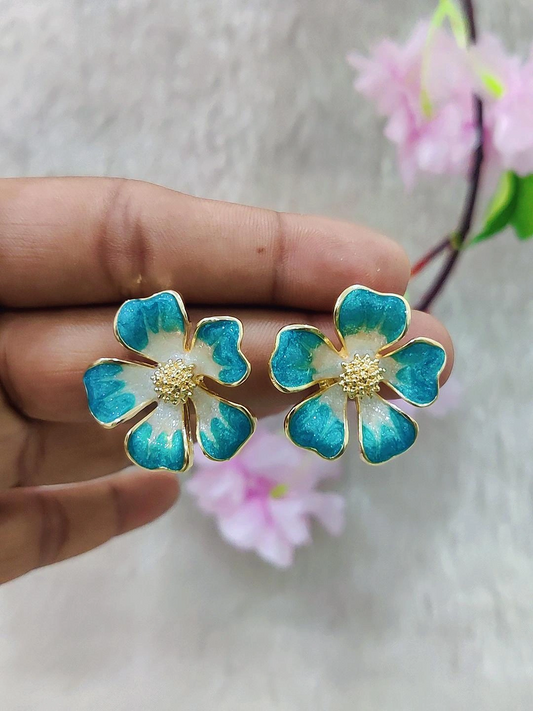 Floral Fashion Earrings #FE033-1