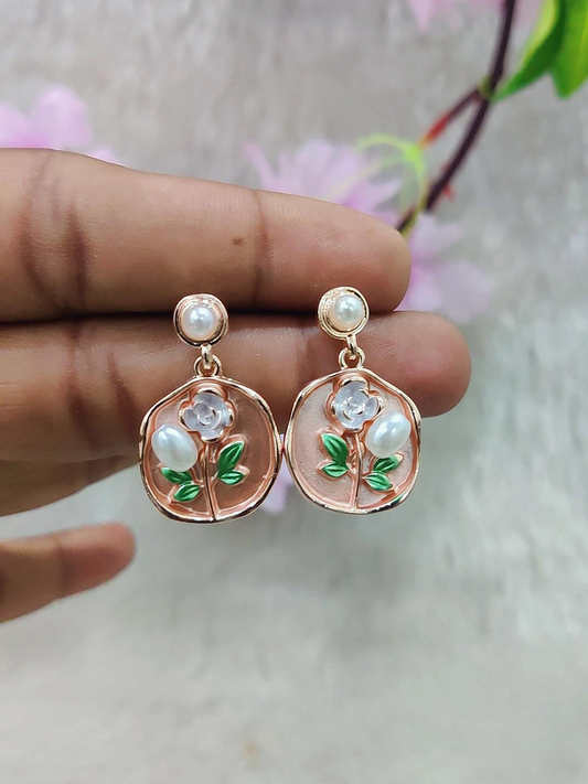 Floral Fashion Earrings #FE035-3
