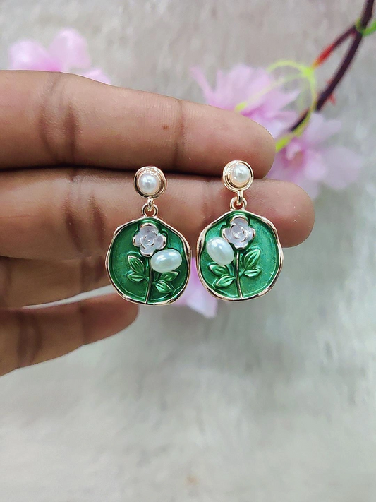 Floral Fashion Earrings #FE035-5