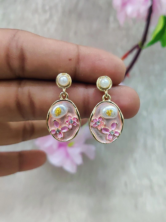 Floral Fashion Earrings #FE035-7