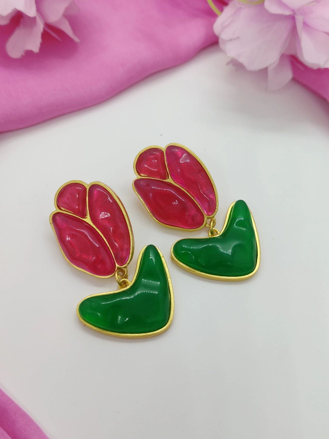 Quirky Earrings - Lotus #QNE004