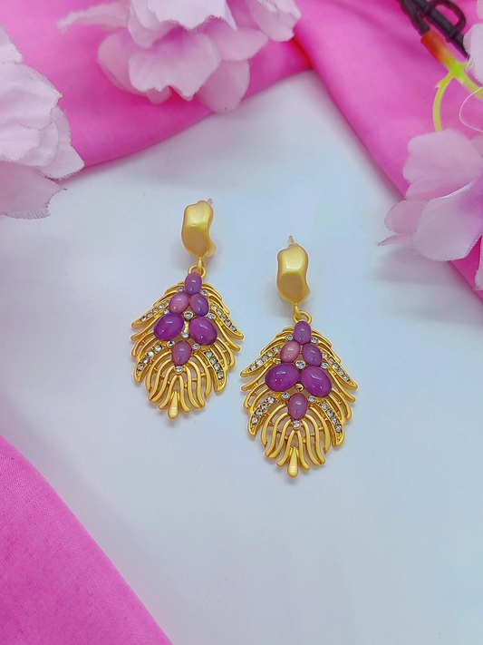 Quirky Earrings - Leafy #QNE011
