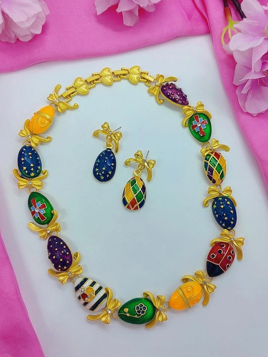 Quirky Necklaces and Earring Combo #QNE001
