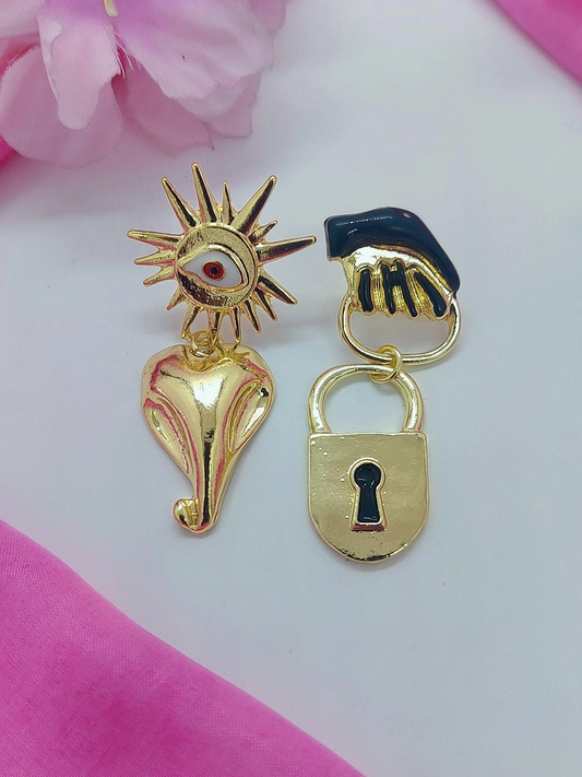 Quirky Earrings - Evil Eye #QNE-028