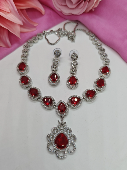 AD Choker Set #AD013 (Red)
