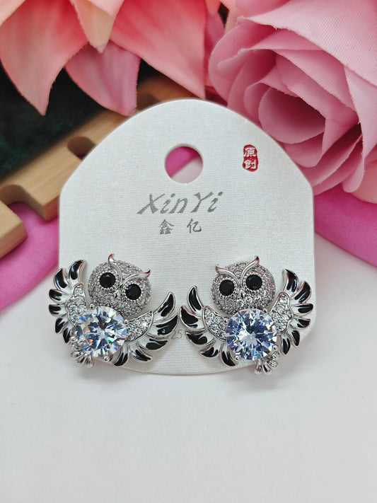 Quirky Earrings - Owl - #QNE-186