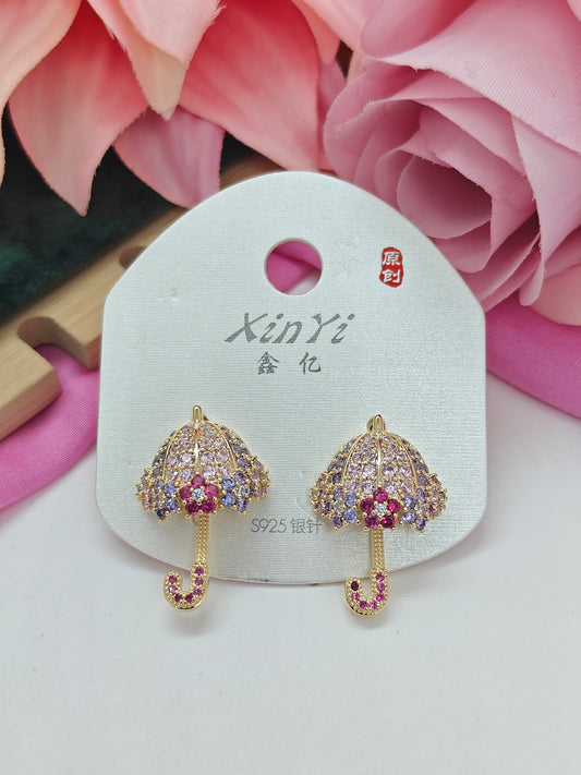 Quirky Earrings - Ear Umbrella - #QNE-192