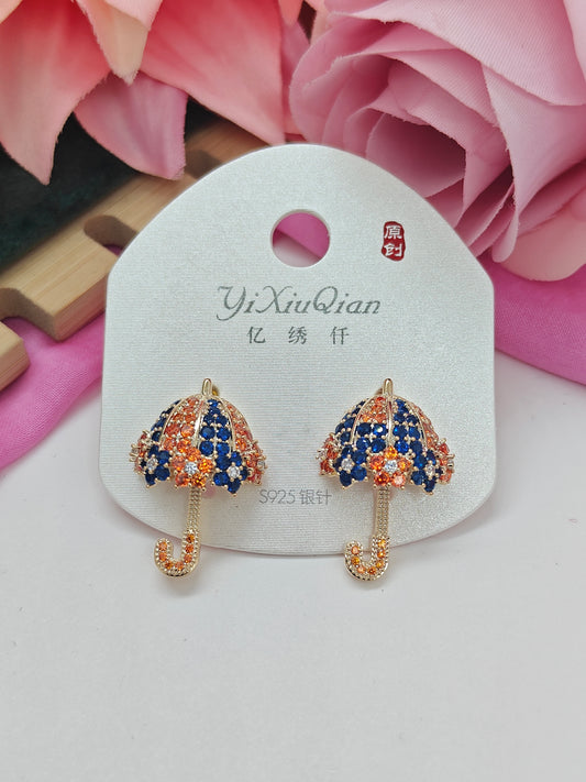 Quirky Earrings - Ear Umbrella - #QNE-193