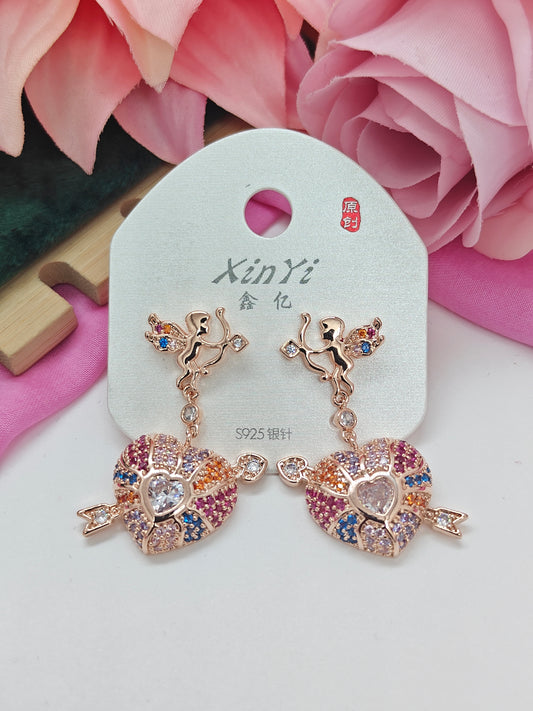 Quirky Earrings - Love Dove - #QNE-194